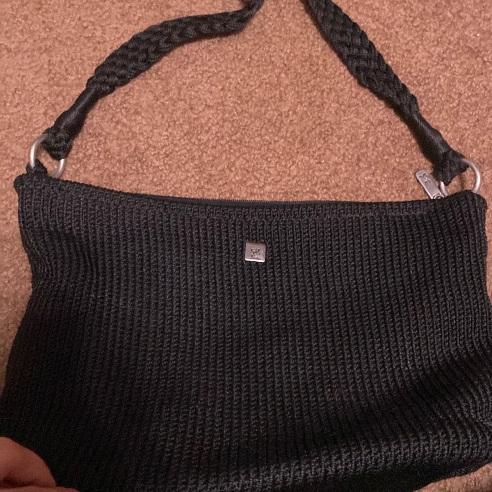 Lina shoulder bag tote with green floral design